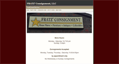 Desktop Screenshot of fratzconsignment.com